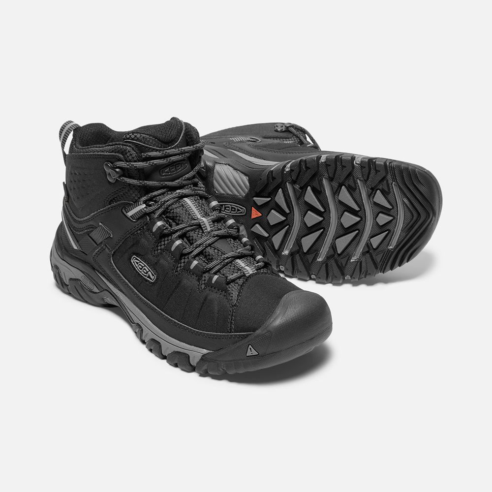 Bottes de Randonnée Keen Homme Noir | Targhee Exp Waterproof Mid | CBIRL-1248